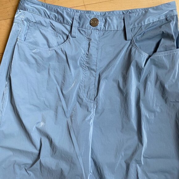 REMAIN Birger Christensen Ariane BNWOT Women Blue Wide Leg Pants New - Picture 4 of 13